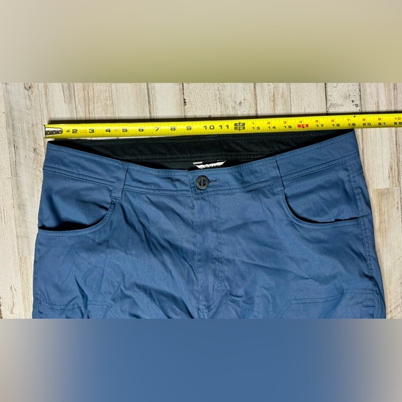 Orvis Men’s Fleece Lined Pant Stretch Nylon 38x29 Blue - Picture 5 of 11